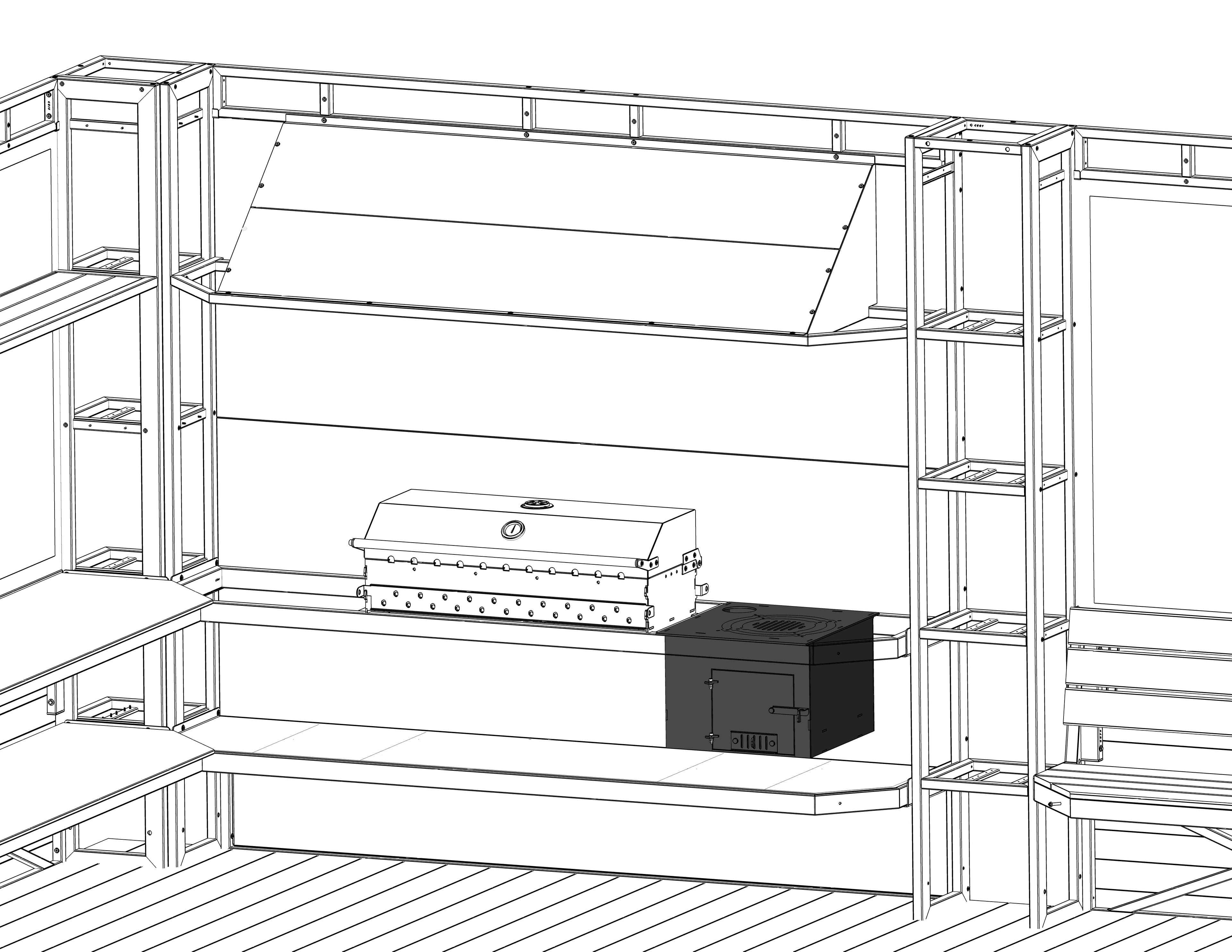 Печь под казан