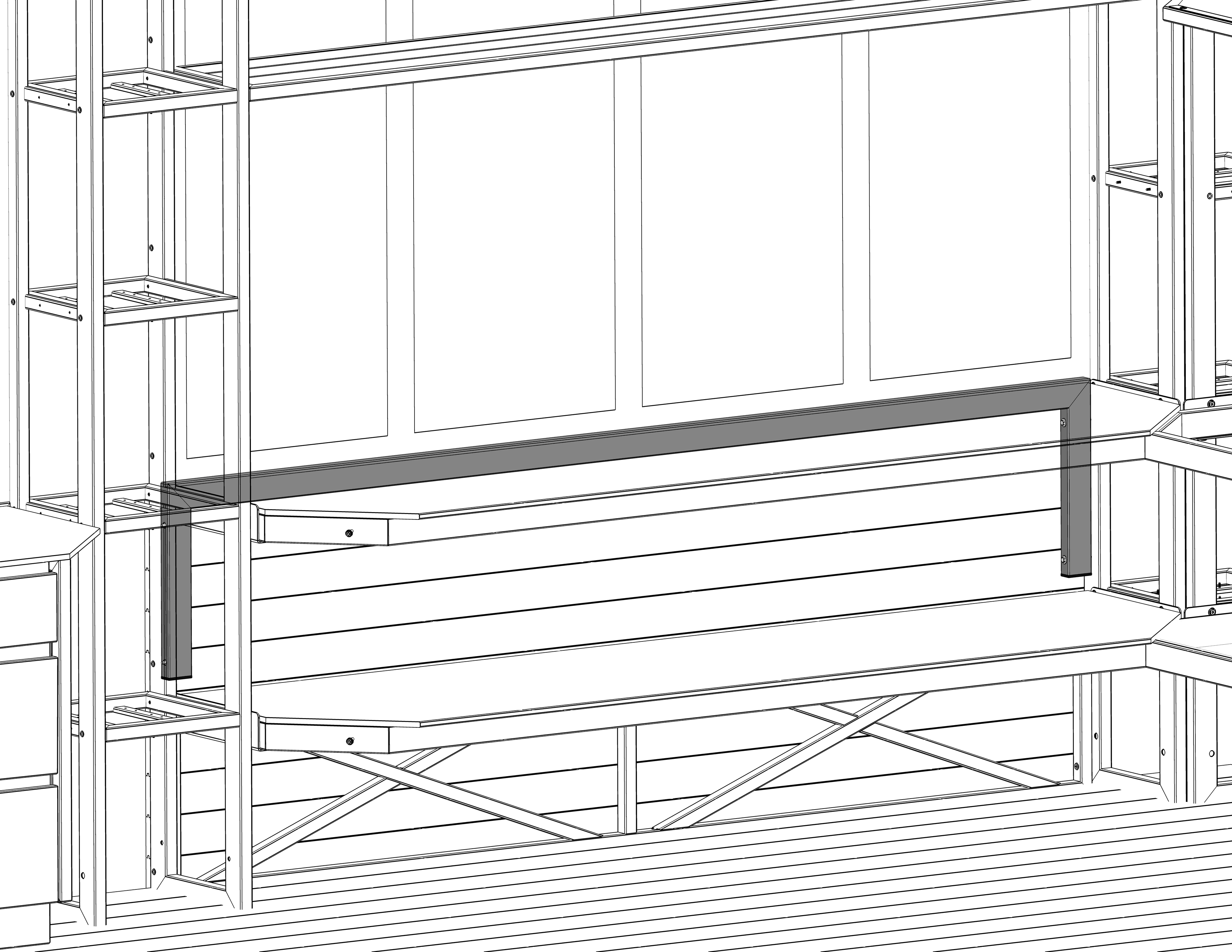 Подоконник 2400